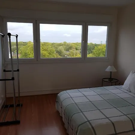 Apart L Oree Du Bois- Ambiance Cosy - Vue Panoramique Sur Verdure, Spacieux Et Calme 76m2 - 2ch - 3 Lits - Parking -prox Metro アパート *