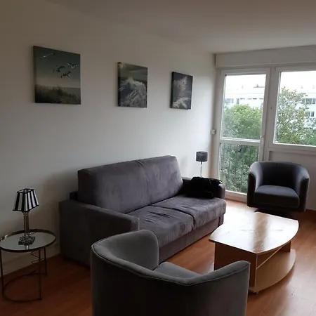 Apart L Oree Du Bois- Ambiance Cosy - Vue Panoramique Sur Verdure, Spacieux Et Calme 76m2 - 2ch - 3 Lits - Parking -prox Metro アパート